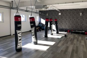 Salle de small group Training pour les entraînements fitness en petit groupe au sein de la salle de sport Espace Forme Aurillac