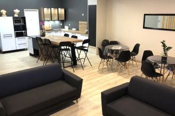 Espace détente et repas de la salle de sport Espace Forme Aurillac